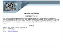 Tablet Screenshot of drtproducts.com